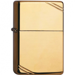 Zippo vintage brass high polish inclusief graveren